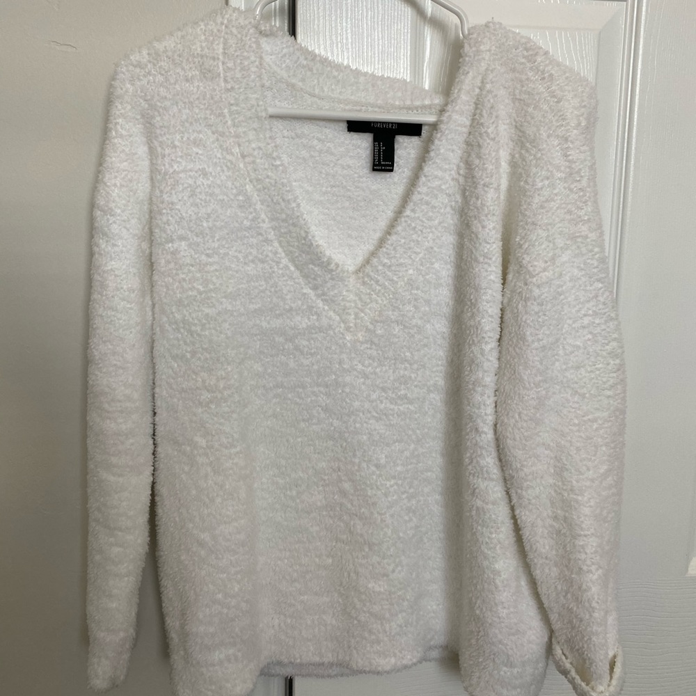 Cutest white sweater!